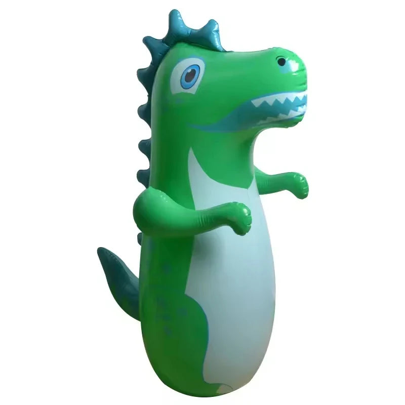 Inflatable Dinosaur Punching Bag Tumbler Kids Boxing Toy