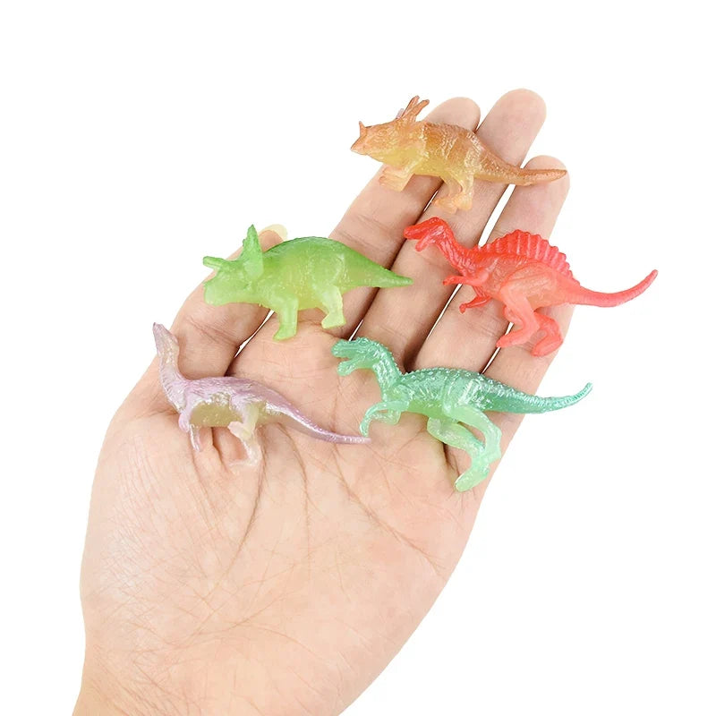 Glow in the Dark Dinosaur Toys 13/16PCS Mini Dino Set